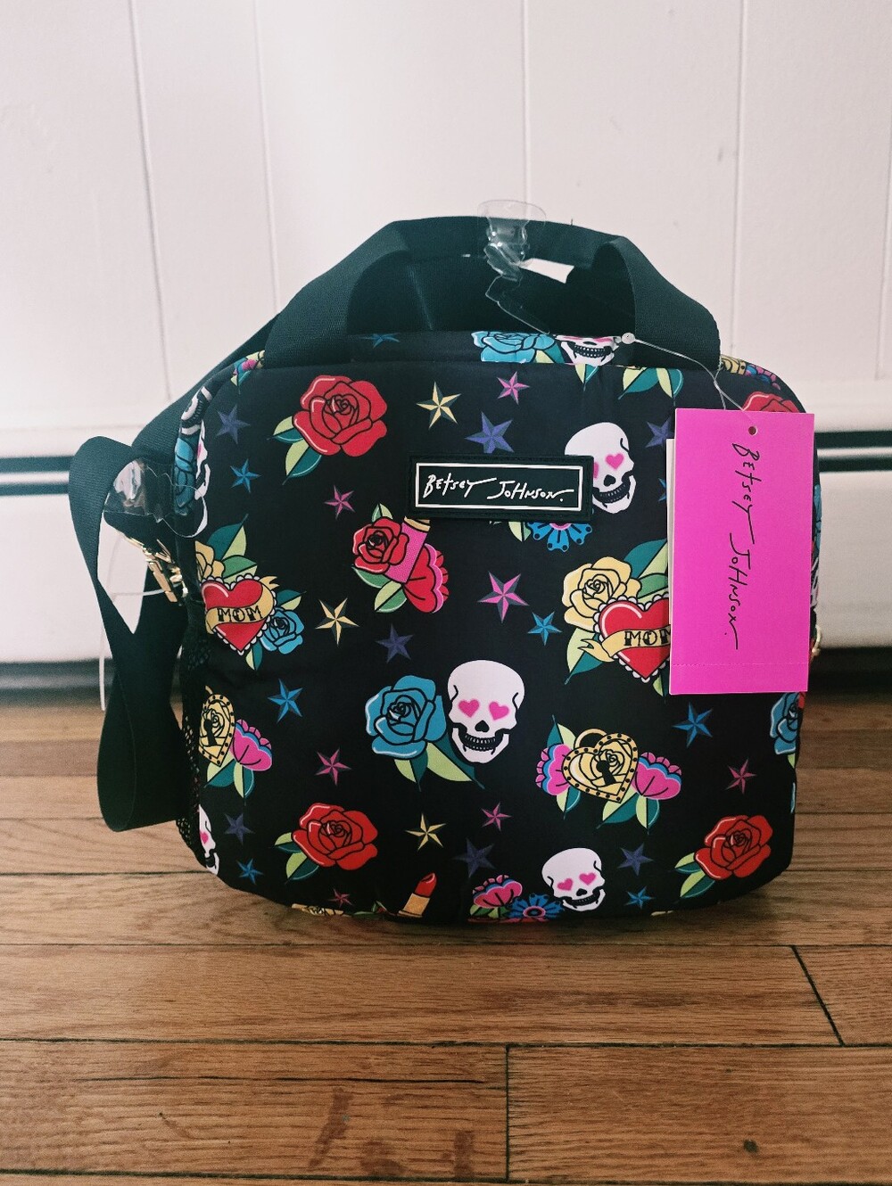 Betsey Johnson Dia de Los Muertos Insulated Lunch Tote NWT